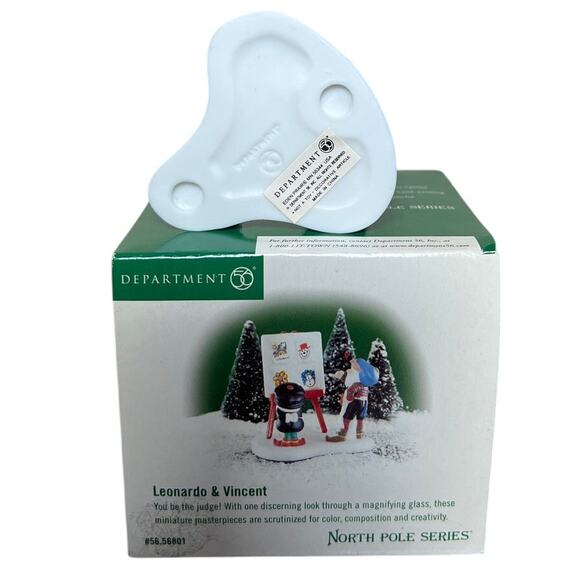 Department 56 North Pole Series Leonardo & Vincent Decoration - Picture 2 of 7